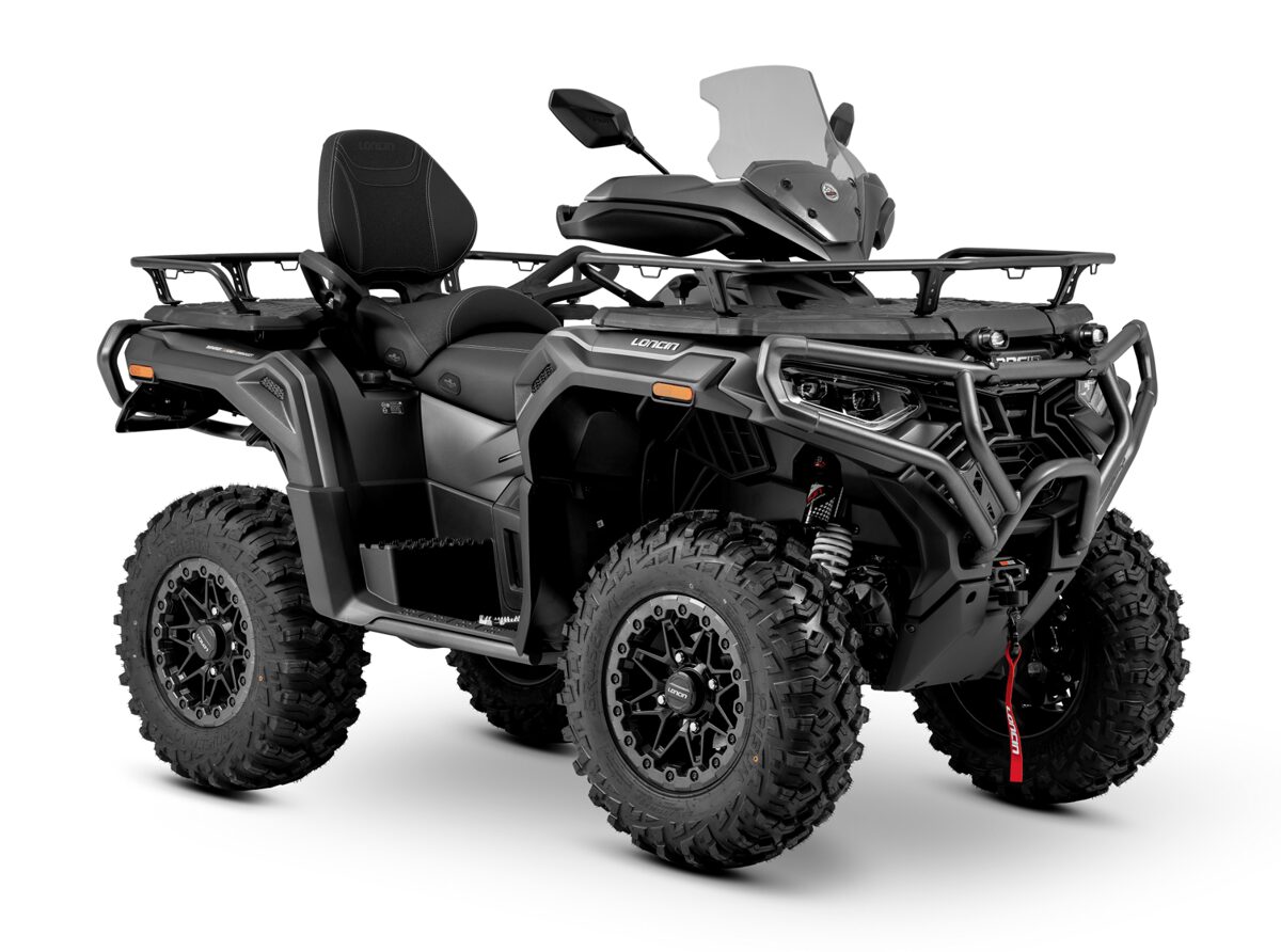 LONCIN XWOLF 1000L Land Trekker keturratis, juodos spalvos